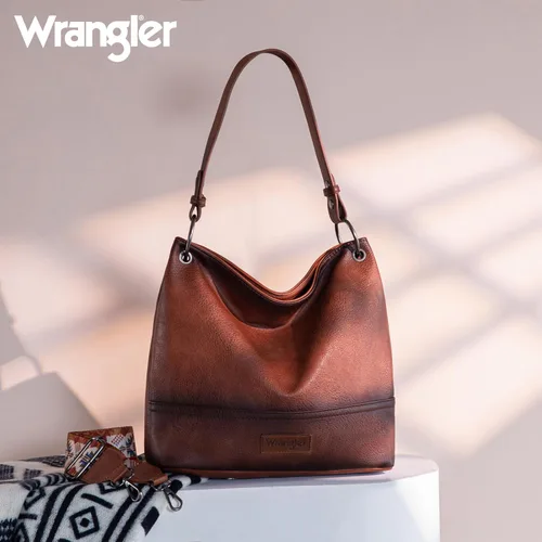 Miniatura 98 de Wrangler Hobo - Bolsas para mujer de cuero vegano con asa superior, bolsos de hombro y bolsos