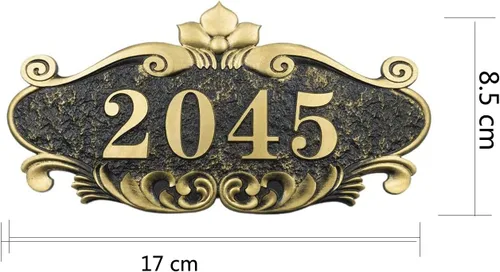 Miniatura 2 de Letrero personalizado con número de dirección del hogar, placa personalizada para buzón, puerta de casa, puerta, habitación, placa acrílica