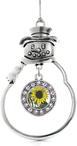 Miniatura 42 de Inspired Silver - Roller Queen - Adorno de Navidad plateado - Adorno circular para árbol de Navidad con circonita cúbica - Decoración colgante