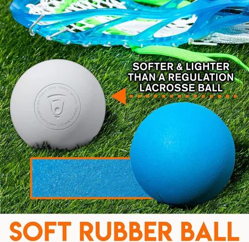 Miniatura 8 de Franklin Sports Juego Mini de Palo de Lacrosse + Bola para Niños - Palo de Lacrosse Plástico Venom para Principiantes - Juego Perfecto para Niños +