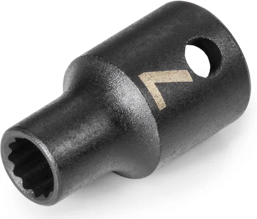 Miniatura 65 de TEKTON Accionamiento de 3/8 pulgadas x 1 pulgada Zócalo de impacto de 12 puntos poco profundo SID12225