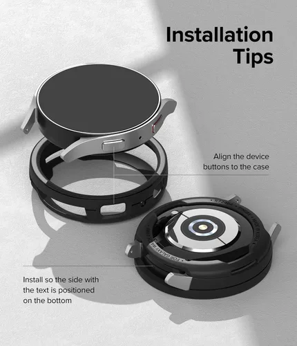 Miniatura 7 de Ringke Air Sports - Funda compatible con Samsung Galaxy Watch 6 (1.575 pulgadas), suave, flexible, ligera, delgada, funda de poliuretano