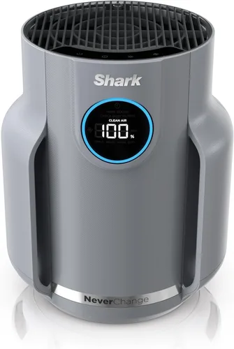 Purificador de aire Shark para el hogar, NeverChange Compact Pro, para dormitorio, habitación infantil, oficina en casa, dormitorio universitario,