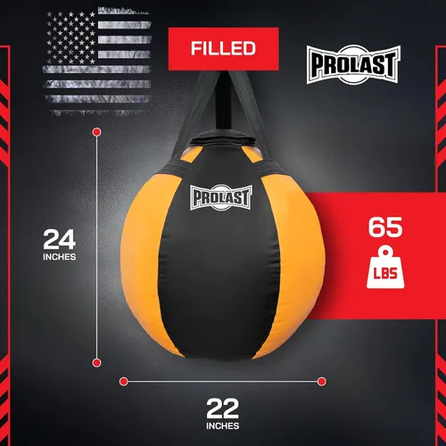 Miniatura 4 de Wrecking Ball - Saco de boxeo pesado para adultos, hook y uppercut, Body Snatcher, boxeo, MMA, Muay Thai, 65 libras, clásico
