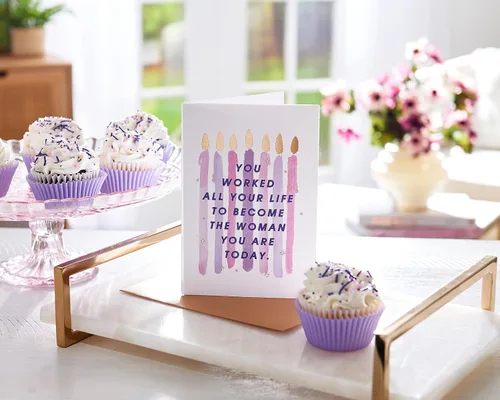 Miniatura 6 de American Greetings Tarjeta de cumpleaños para ella (vale la pena celebrar)