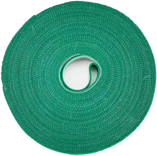 Cinta verde para atar el jardín, soportes para plantas, suave con las plantas (32.8 pies x 0.6 pulgadas, 1 rollo, verde)