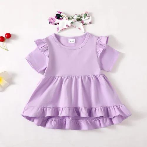 Miniatura 13 de Kucnuzki Conjunto de ropa para bebé niña pequeña, camisa de manga con volantes, pantalón floral, ropa de otoño e invierno para niña