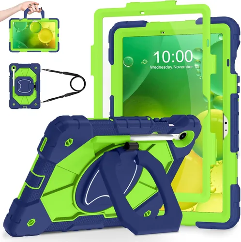 Miniatura 17 de WESOROL Funda para Samsung Galaxy Tab S10 Lite/S10 FE/S9 FE/S9 10.9/11 pulgadas (2025/2023), Funda para Tableta Galaxy Tab S9 a prueba de golpes