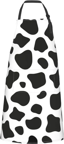 Miniatura 8 de Perinsto Waterproof Apron With 2 Pockets Kitchen Chef Aprons Bibs For Cooking Baking Painting Gardening Grooming