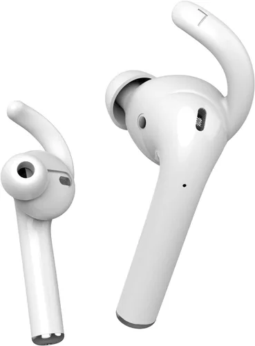 Miniatura 7 de Ganchos para orejas antideslizantes de silicona suave compatibles con Apple Airpods 2 y 1, ligeros, mejora de calidad de sonido para auriculares