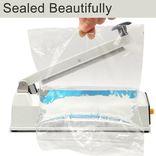 Miniatura 3 de Sellador térmico de 8 pulgadas para bolsas de plástico, sellador de bolsas de plástico Mylar, carcasa de hierro, máquina manual de sellado térmico