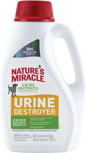 Miniatura 11 de Nature's Miracle P-98148 Destructor de orina de perro, blanco, 128 onzas