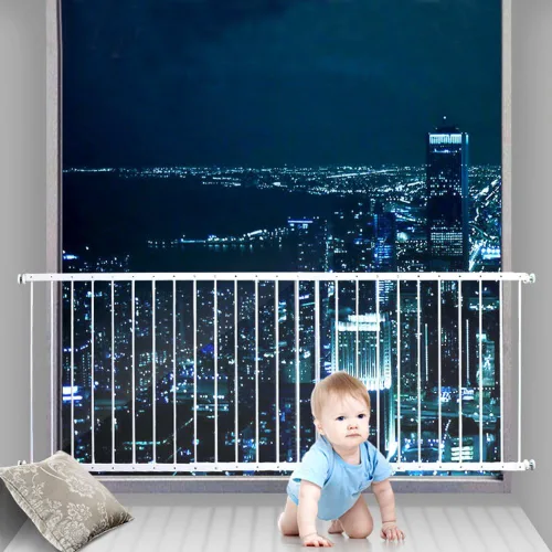 Miniatura 10 de Fairy Baby Protectores de ventana para niños y niños, ajustable de 36.3 a 61.4 pulgadas, protector de ventana de seguridad para niños que evita