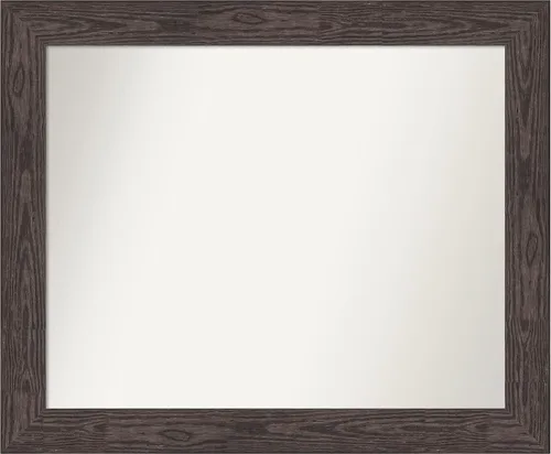 Miniatura 426 de Amanti Art Espejo personalizado, espejo de baño negro puente, espejo de pared o espejo de tocador de baño sobre el fregadero (26 x 26 pulgadas)