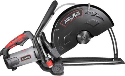 Miniatura 4 de XtremepowerUS 3200W Sierra Circular Demo de Corte de Disco Eléctrico para Concreto Húmedo/Seco con Rodillo de Guía de Corte de 40 cm