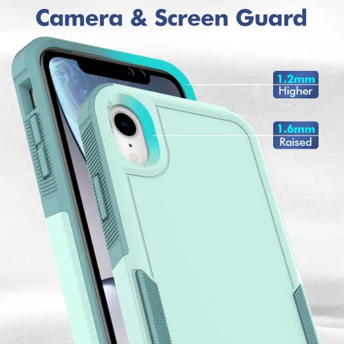 Miniatura 231 de Jeylly Funda para iPhone SE/Funda para iPhone 5S, Exterior de Plástico Duro que Absorbe Golpes + Interior de Silicona de Goma Defensor contra