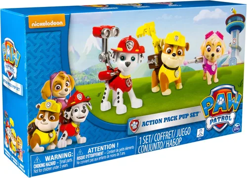 Miniatura 3 de Paw Patrol, paquete de cachorros de acción, paquete de 3