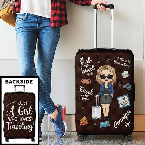 Miniatura 3 de Pawfect House Esenciales de viaje para mujeres, fundas de equipaje para maleta, funda de maleta, regalos de viaje para mujeres, imprescindibles