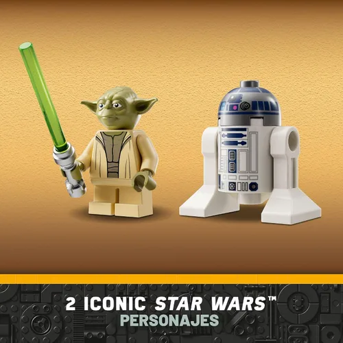 Miniatura 5 de LEGO Star Wars: The Clone Wars Yoda’s Jedi Starfighter 75360 Star Wars Figura Coleccionable para Niños con Figura del Maestro Yoda con Sable Láser