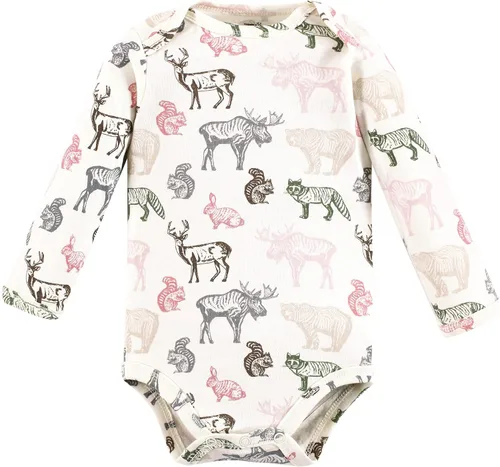 Miniatura 5 de Touched by Nature baby-girls Organic Cotton Long-sleeve Bodysuits