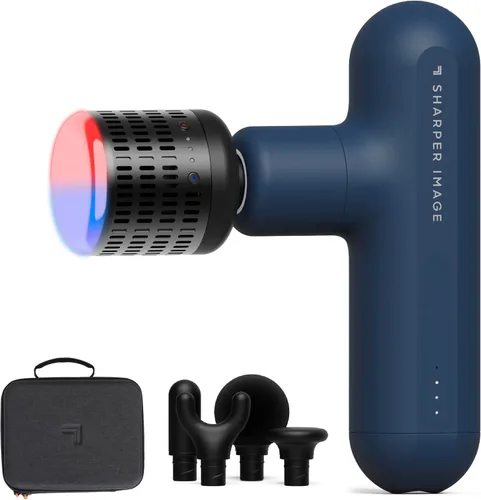Miniatura 11 de Sharper Image Powerboost Move Aero [nueva versión 2026] Mini pistola de masaje de percusión de tejido profundo, herramienta de masaje para bígaro