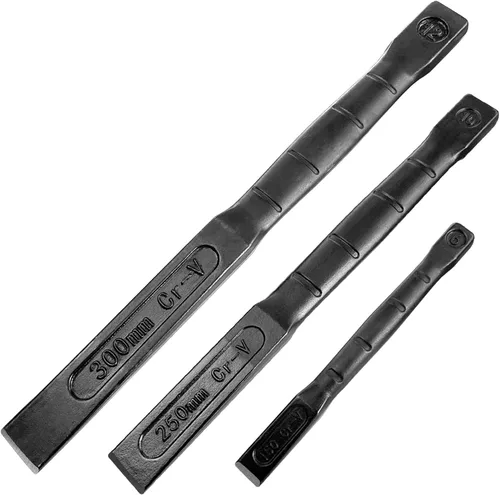 Miniatura 14 de WEDO Cincel frío de 12 ", cincel utilitario plano, grado industrial, longitud 11.811 in, acero CR-V, forjado a presión, tratamiento térmico, pulido