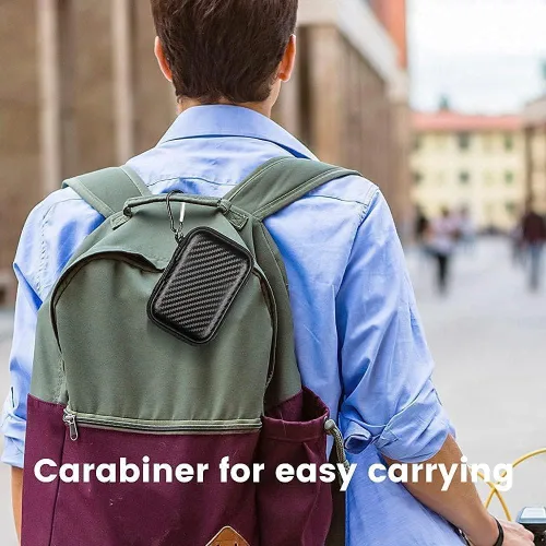 Miniatura 9 de Estuche para auriculares, estuche de transporte para auriculares, bolsa de almacenamiento de auriculares de EVA dura, pequeña bolsa con cremallera