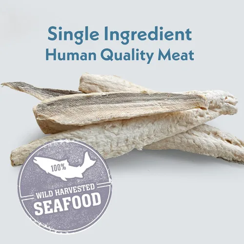 Miniatura 6 de Fresh Is Best Golosinas liofilizadas para perros – Pescado crudo liofilizado para gatos y caninos en bolsa resellable con cremallera – Golosinas