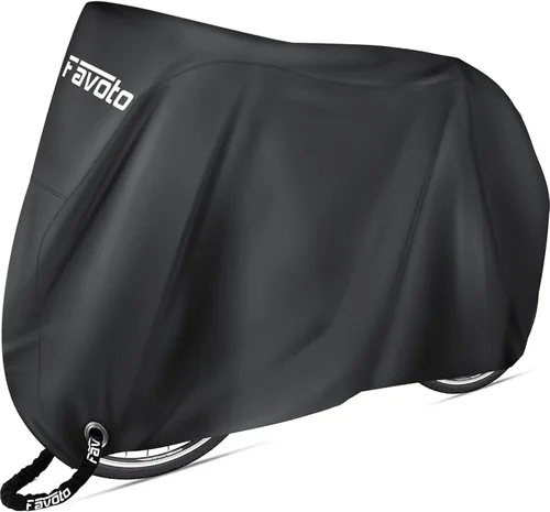 Miniatura 14 de Favoto - Funda impermeable para bicicleta al aire libre - Cubierta de bicicleta para 2 bicicletas XXL, protección contra el sol, la lluvia, el polvo