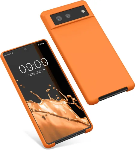 Miniatura 369 de kwmobile Funda Compatible con Google Pixel 6 Pro - Funda de teléfono de silicona TPU con acabado suave - Azul Arrecife