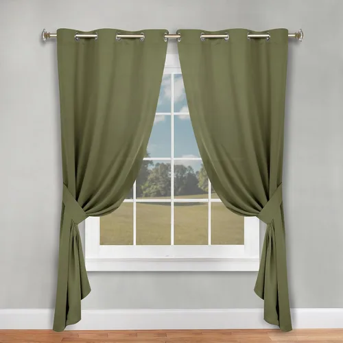 Miniatura 91 de Superior Cortinas Opacas, Oscurecimiento de Habitación, Dormitorio, Cortinas, Cocina, Acentos de Ventana de Sala de Estar, Bloqueo Solar, Térmico
