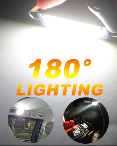 Miniatura 5 de QasimLED 44MM 1.73" Bombilla LED Festoon de bucle rígido para auto 2016 Chip superbrillante 211-2 212-2 561 578 lámparas de domo de lectura