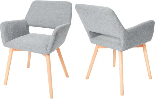 Miniatura 7 de CangLong Velvet Leisure - Juego de 2 sillas decorativas modernas para sala de estar, comedor, club, invitados de club, con patas de madera maciza
