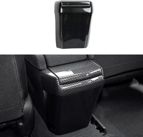 Miniatura 22 de Calcomanías de panel de consola central de aire acondicionado para Honda Civic 2016-2021, accesorios de 10ª generación, calcomanías de fibra