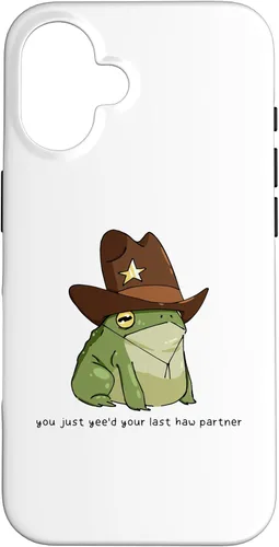 Miniatura 32 de Funny You Just Yee'd Your Last Haw Partner Cowboy Frog Meme - Funda para iPhone 17