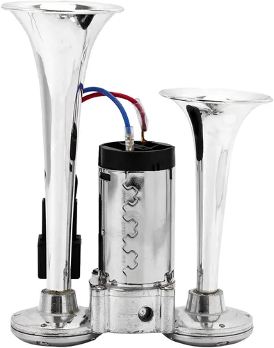 Miniatura 8 de Kit de bocinas de aire eléctricas duales súper fuertes, 600 dB, para vehículos, con compresor, aplicable para automóviles, SUV, camiones, lanchas