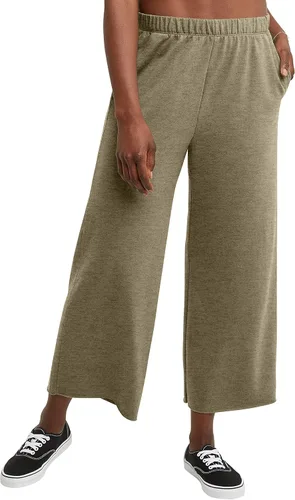 Hanes Originals - Pantalones cortos de pierna ancha para mujer, pantalones retro ligeros de rizo francés, 25 pulgadas