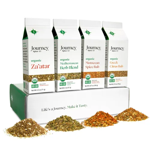 Miniatura 12 de Journey Spice Co. - Mezcla orgánica de cítricos griegos y hierbas mediterráneas Juego de condimentos griegos orgánicos gourmet de Journey Spice