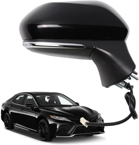 Espejo lateral para Toyota Camry 2018 2019 2020 2021 2022 2023 2024 Power+lámpara+calor+monitor de punto ciego, 7 pines, lado derecho del pasajero,