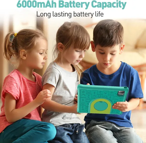 Miniatura 4 de PRITOM Tablet Android 15 para niños, tableta de 10 pulgadas para niños, 64 GB + 1 TB de almacenamiento expandible, WiFi 6, control parental