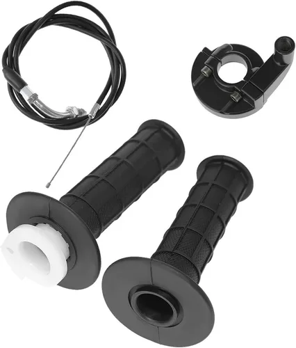 Anxingo Kit de mango de acelerador giratorio de 7/8 pulgadas con mango de agarre para cable de acelerador, para motocross, cuatrimotos, cuatrimotos,
