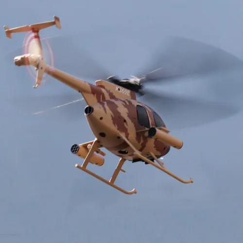 Miniatura 7 de Helidirect RC ERA C184-S MD500 Helicóptero RC de tamaño 100 4CH, giroscopio RTF de 6 ejes con sensor óptico y transmisor mejorado, helicóptero