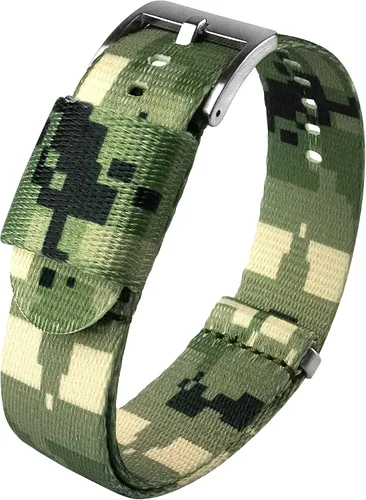 Miniatura 10 de BARTON Elite NATO® Style Correa de reloj - 18mm, 20mm, 22mm o 24mm - Correas de reloj de nailon de cinturón de seguridad