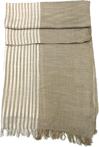Miniatura 4 de Shanlin Bufandas unisex de lino de algodón para hombres y mujeres