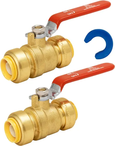 Miniatura 11 de Válvula de cierre de bola de 1 pulgada, Válvula de bola de 1 pulgada SUNGATOR, Accesorios de cierre de agua de conexión por presión, Accesorios
