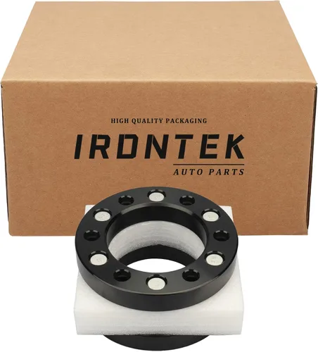 Miniatura 23 de IRONTEK Espaciadores de rueda de 2 pulgadas de 0.236 x 5.315 in para F150 (orificio de cubo de 3.429 in, pernos M14x2) 0.236x5.315 in a 0.236x5.315