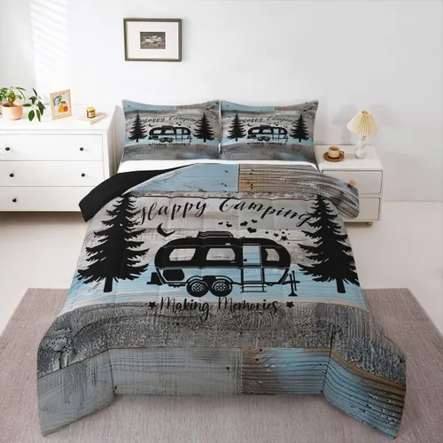 Miniatura 23 de Erosebridal Juego de edredón de murciélago tamaño Queen para niños y niñas, juego de ropa de cama con degradado de arco iris, juego de edredón Multi