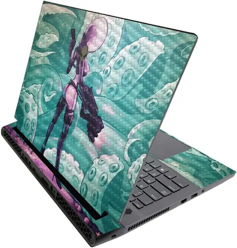Miniatura 677 de MightySkins - Skin brillante con purpurina para Alienware M17 R3 (2020) y M17 R4 (2021) - Diversión de los años 90 Acabado duradero con purpurina