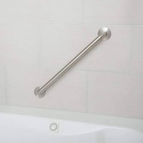 Miniatura 3 de Amazon Basics Barra de seguridad para discapacitados para baño, 36 pulgadas de largo, 1.5 pulgadas de diámetro, soporta hasta 500 libras, cumple