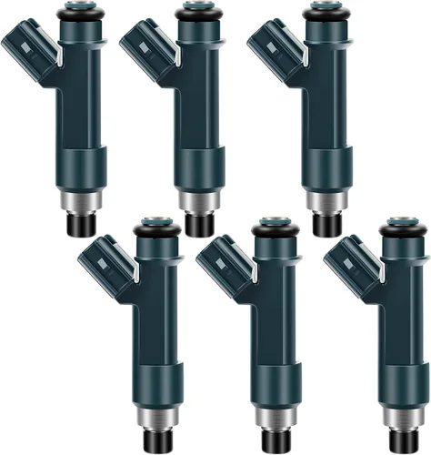 Miniatura 10 de SCITOO 4 piezas 4 agujeros Inyectores de combustible compatibles con 2001-2007 para Hyundai Elantra, 2007-2009 para Hyundai Santa Fe, 2006-2010